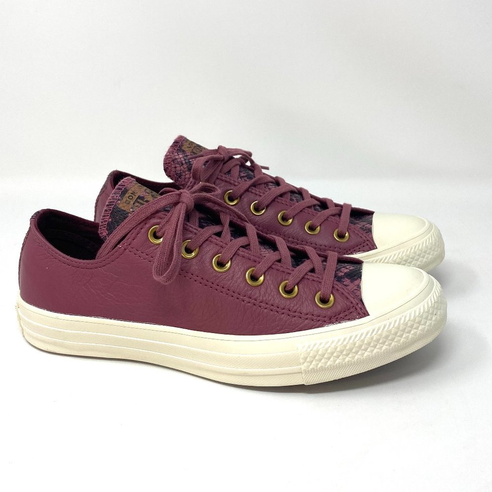🎁 Santa’s Special 🎄 Converse Chuck Taylor AS Low Wine Leather W Sneake 561701C